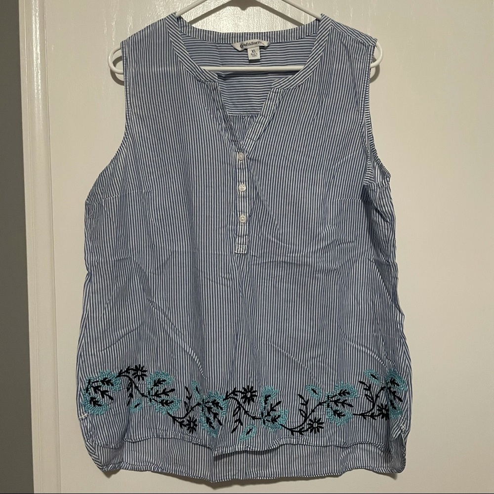 Croft and Barrow Sleeveless Top